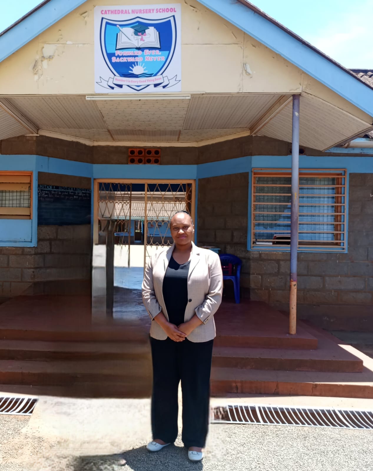 Margaret Wanjiru visiting Cathedral Nursery School